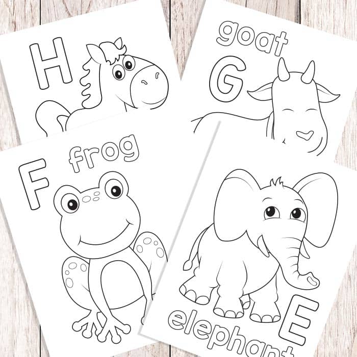 700x700 easy peasy alphabet coloring book - Alphabet Drawing Book