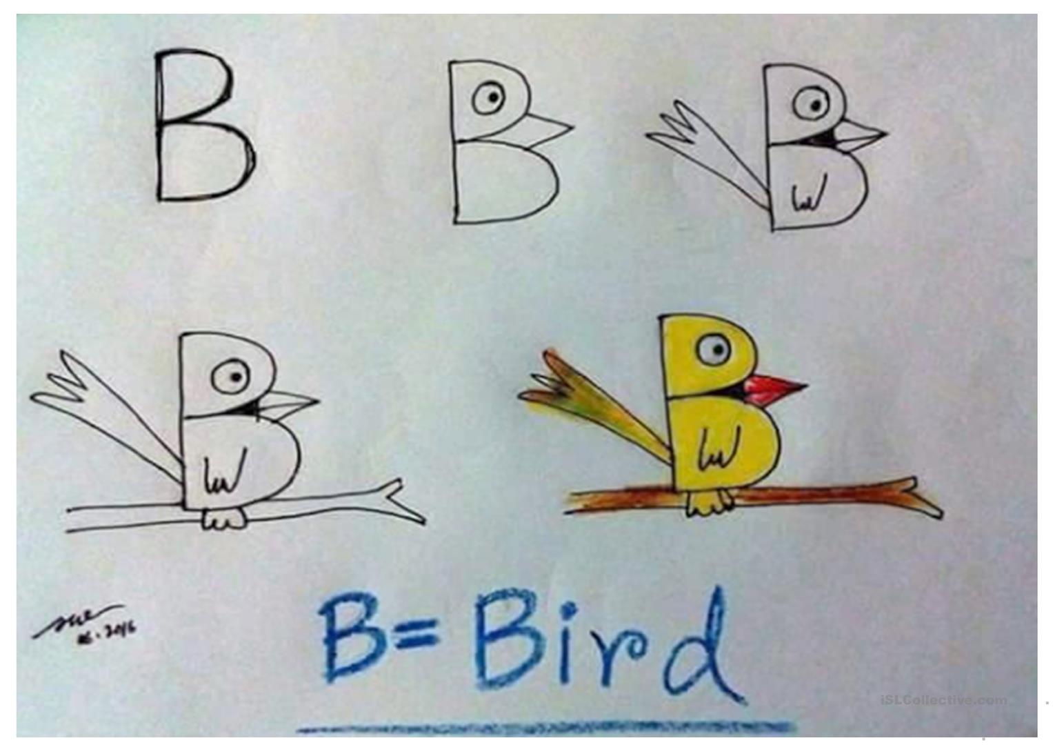 1527x1080 the alphabet drawing with the letters worksheet - Alphabet Drawing Letters