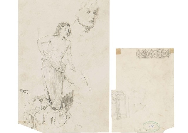 640x453 Drawing - Alphonse Mucha Drawings