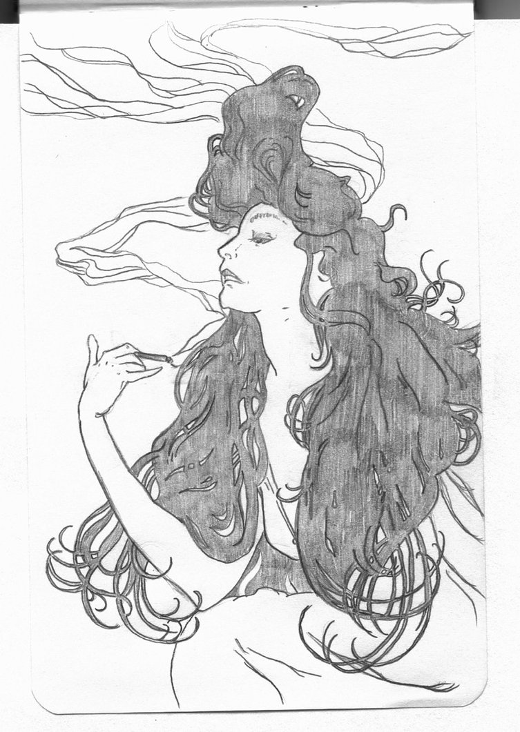 753x1061 Alphonse Mucha Drawings - Alphonse Mucha Drawings