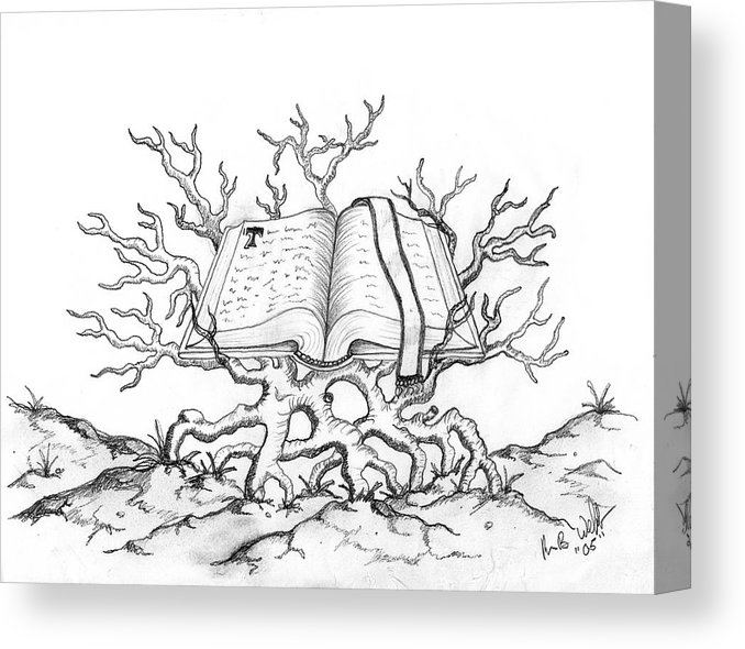 678x590 Natural Altar Pencil Drawing Canvas Print Canvas Art - Altar Drawing