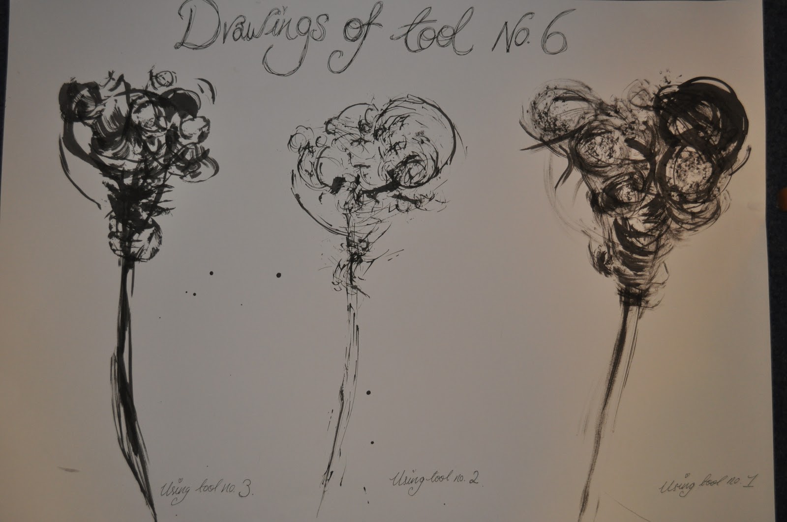 1600x1063 foundation year art projects alternative drawing using handmade tools - Alternative Drawings