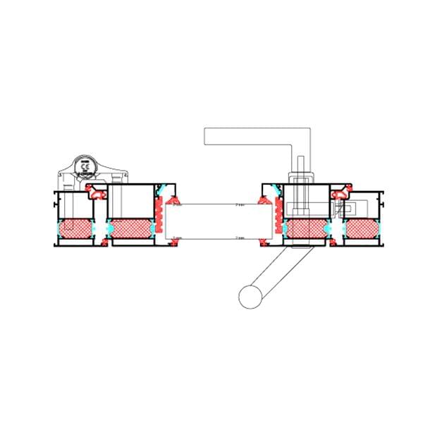 600x600 detailed drawings of our aluminum front doors - Aluminium Drawings