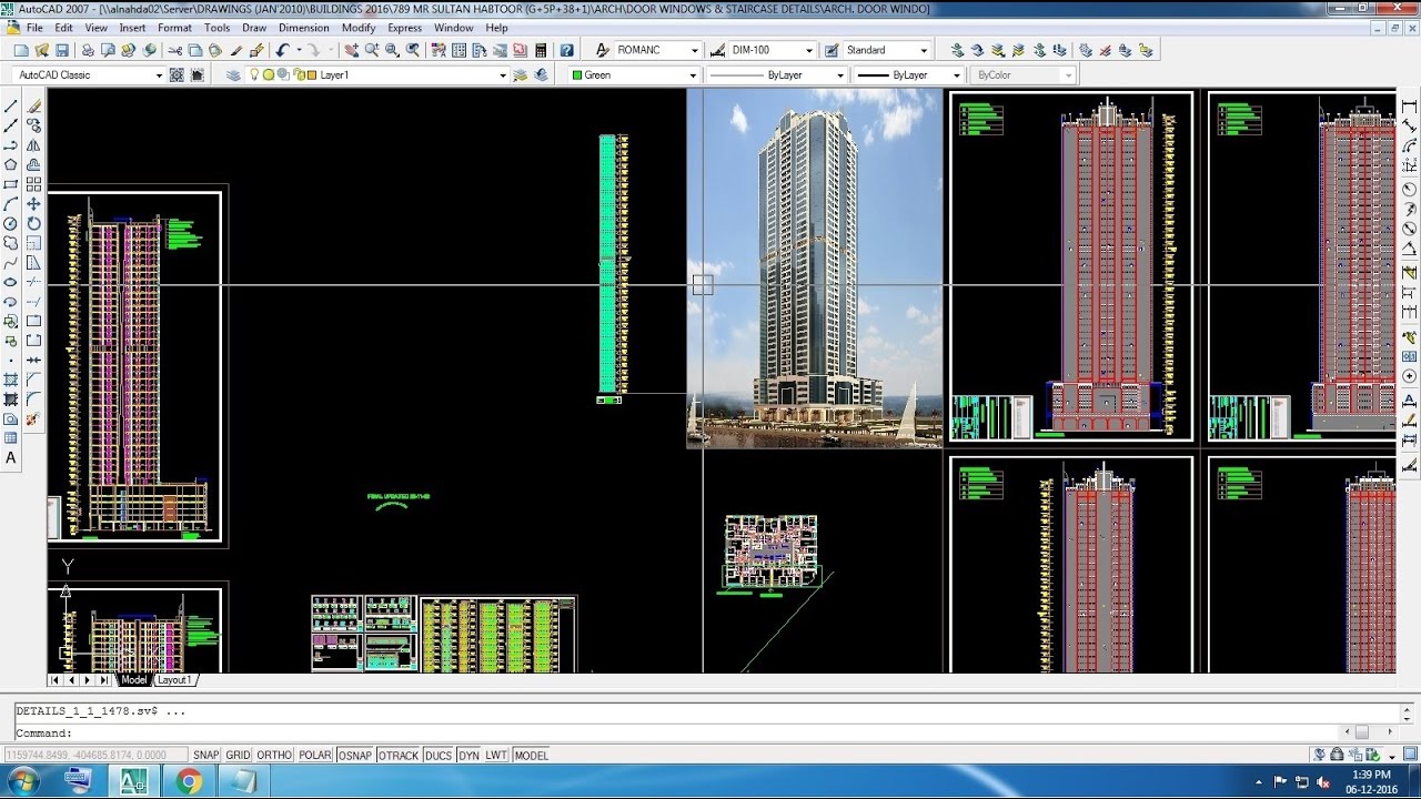 1280x720 how to make tower's glass, aluminium, cast, cladding etc in dubai - Aluminium Drawings