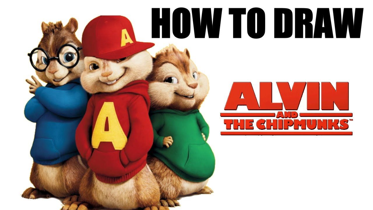 1280x720 How To Draw Alvin From Alvin And The Chipmunks - Alvin And The Chipmunks Drawing