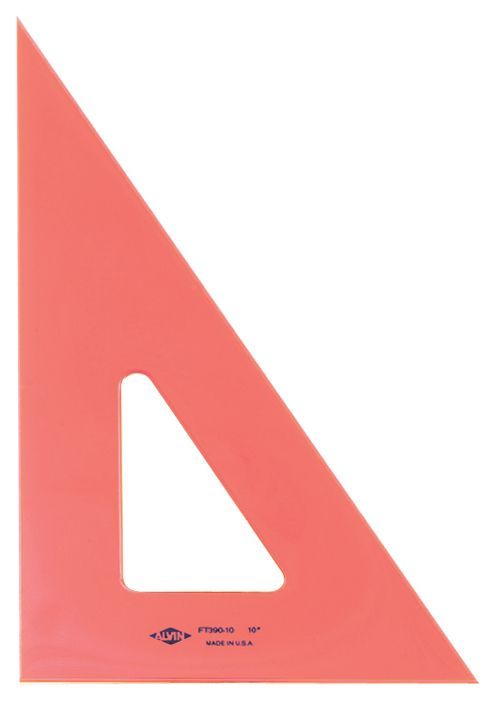 499x705 fluorescent triangle orange - Alvin Drawing