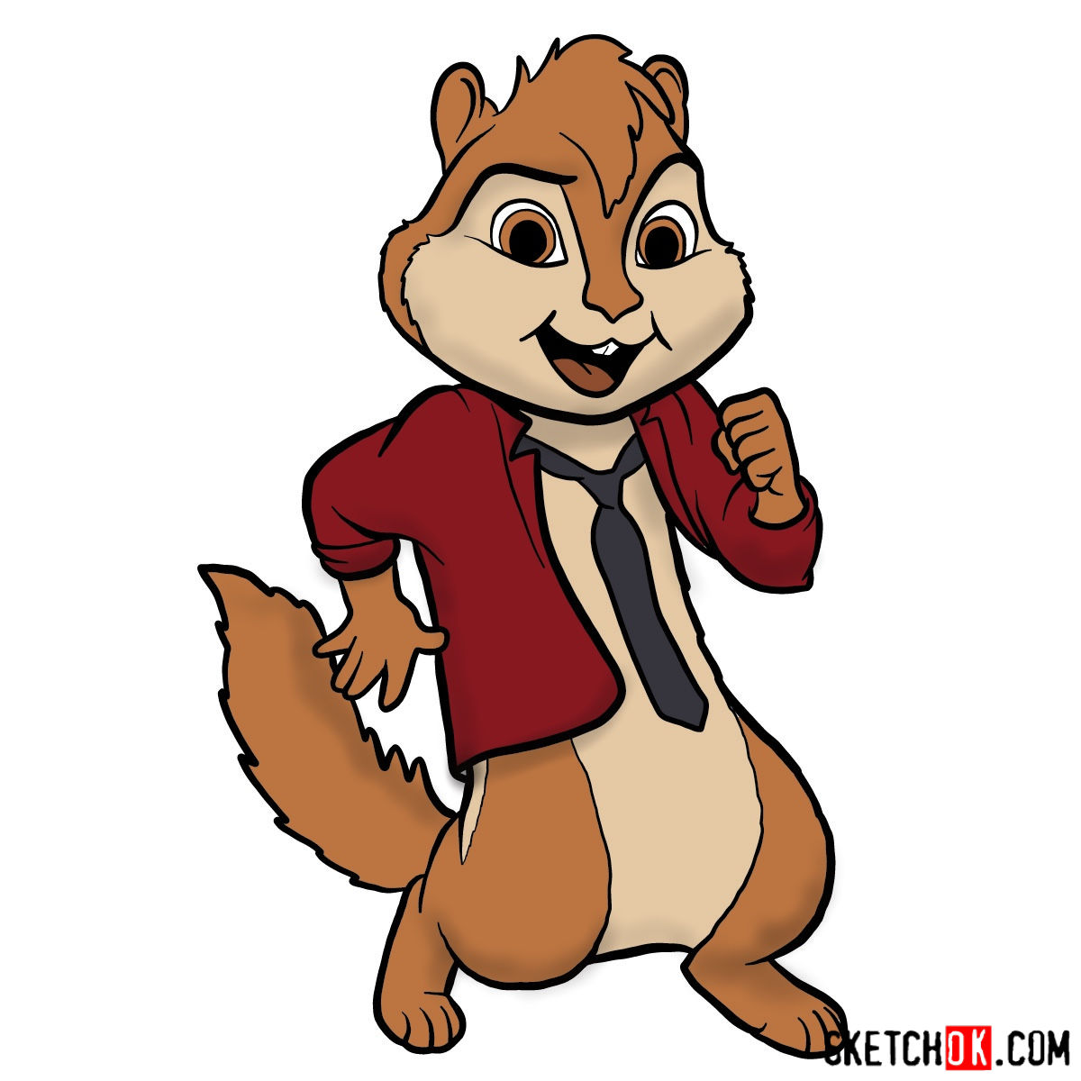 1200x1200 How To Draw Alvin The Chipmunk - Alvin Drawing