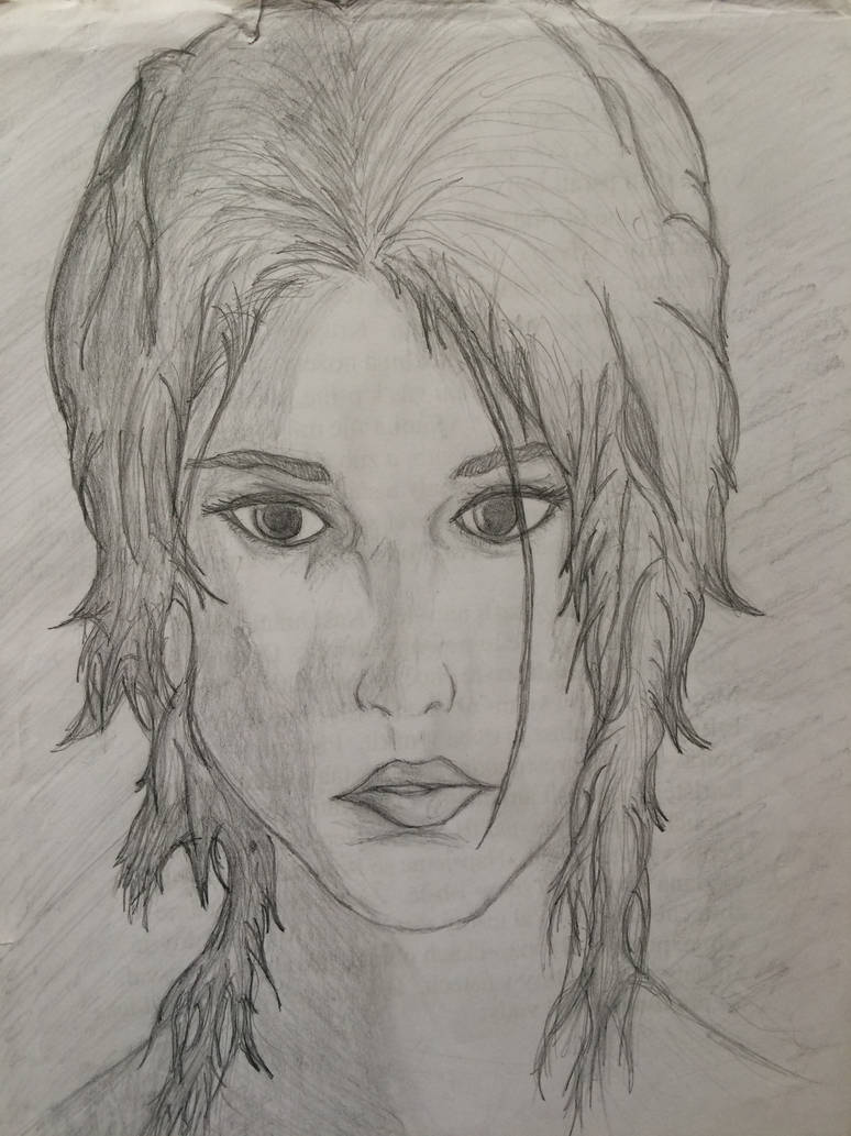 774x1033 Lara Croft - Amateur Drawing
