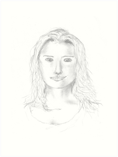 413x549 Tori Amos Amateur Drawing Art Prints - Amateur Drawing