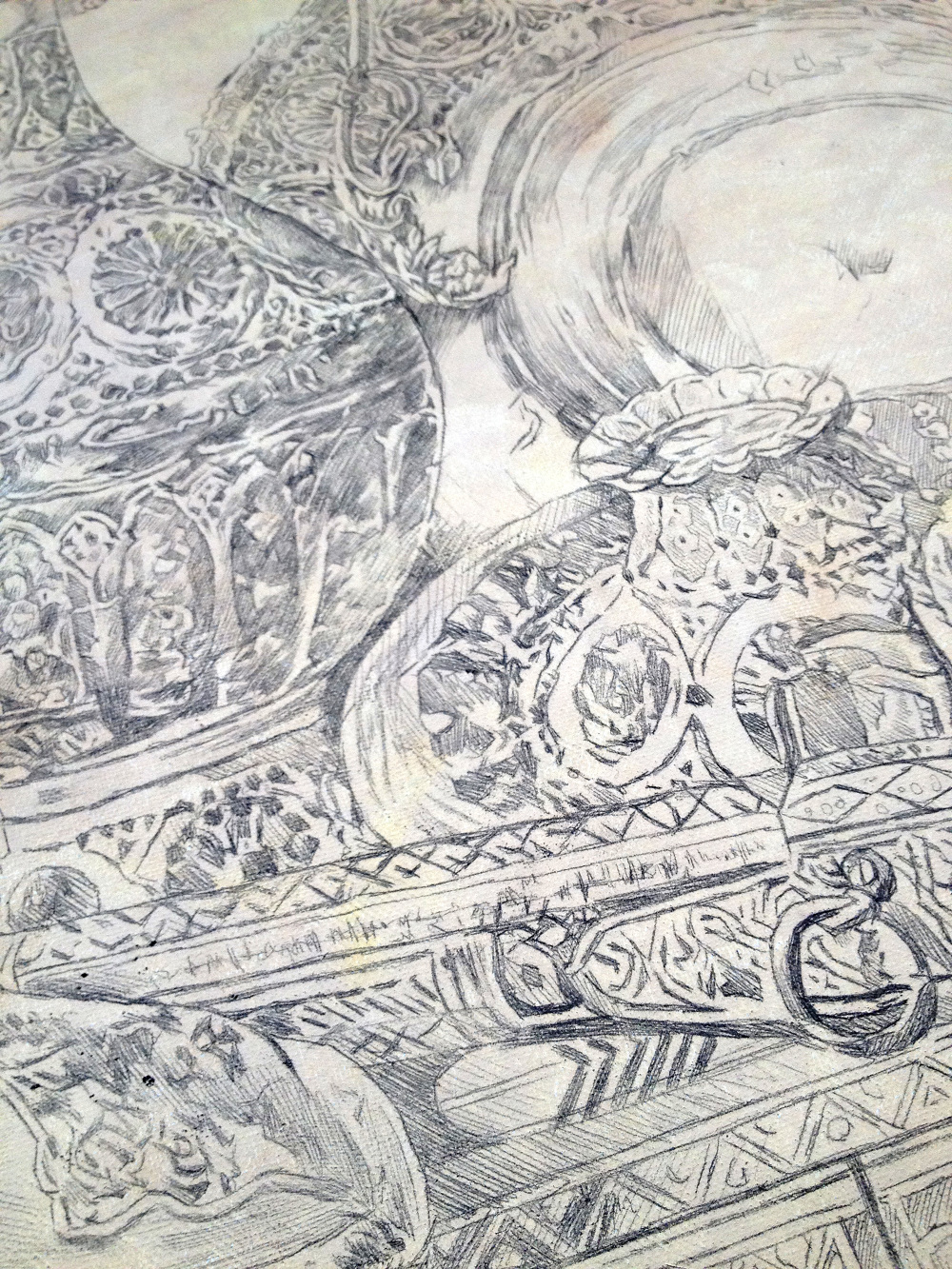 1000x1333 Painting Drawing - Amature Drawing