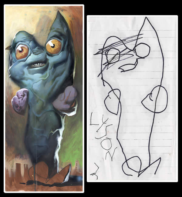 600x650 amazing art works based on children's drawings - Amazing Art Drawings