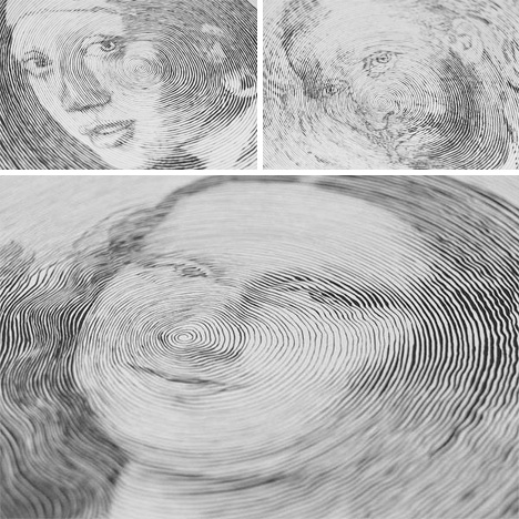 468x468 spiral pen portraits use pressure to make amazing art - Amazing Art Drawings