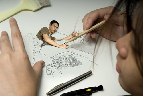 500x335 amazing art drawings new stylish wallpaper - Amazing Art Drawings