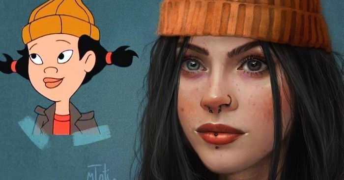 700x368 Artist Makes More Realistic Versions Of Cartoon Characters - Amazing Cartoon Drawings