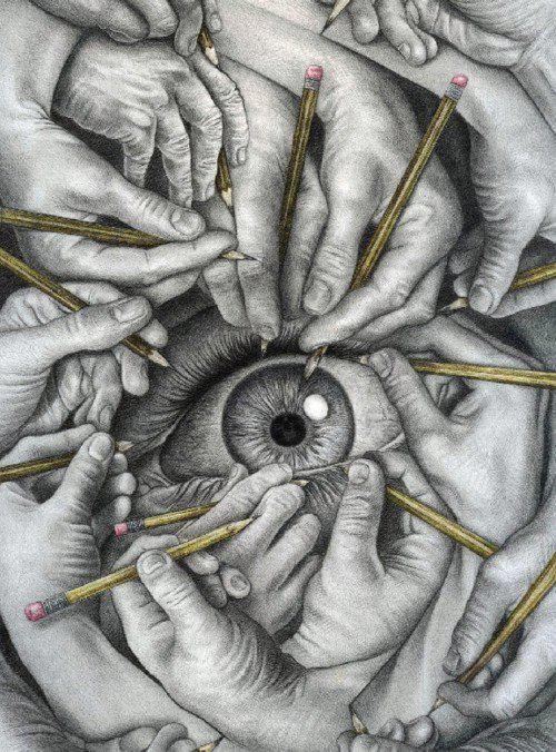 500x676 Amazing Eye Drawings And Sketches - Amazing Drawings