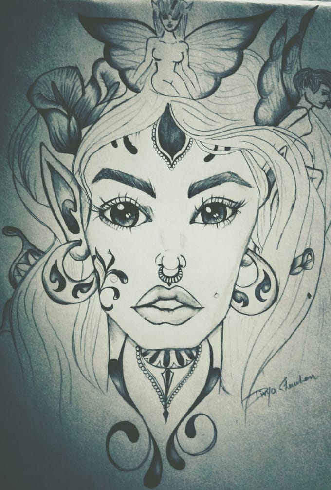 680x1006 Do Amazing Sketches And Drawings For You - Amazing Drawings