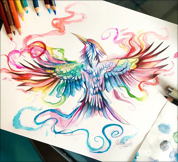 600x547 Amazing Colour Pencil Drawings - Amazing Drawings