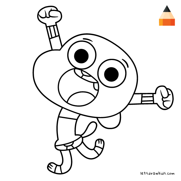 600x600 how to draw gumball - Amazing World Of Gumball Drawings