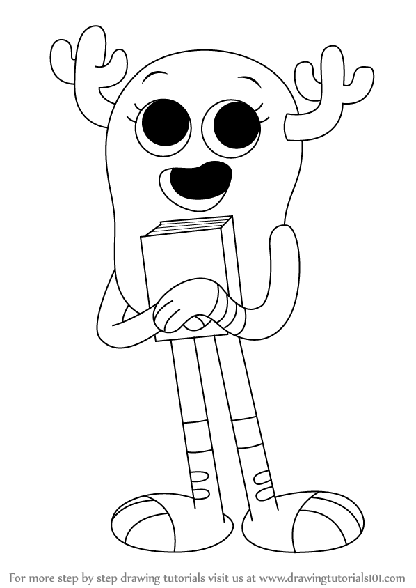 598x844 learn how to draw penny fitzgerald from the amazing world - Amazing World Of Gumball Drawings