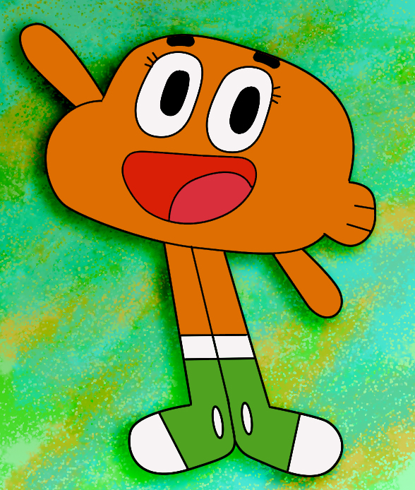 588x694 how to draw darwin from the amazing world of gumball - Amazing World Of Gumball Drawings
