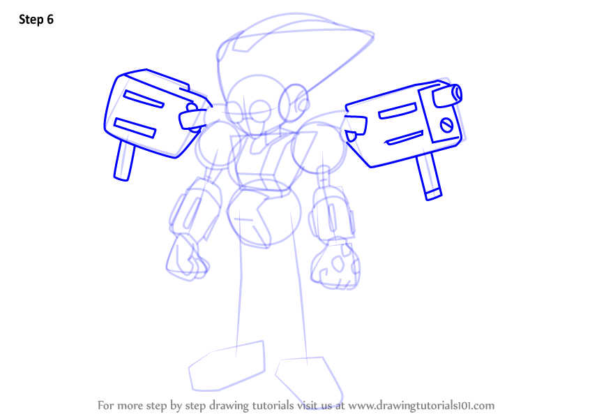 846x600 Learn How To Draw Ambiguous From Medabots - Ambiguous Drawing