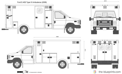400x243 ford e type iii ambulance vector drawing - Ambulance Drawing