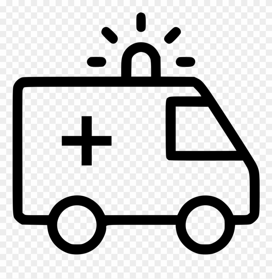 880x901 ambulance clipart line drawing - Ambulance Drawing