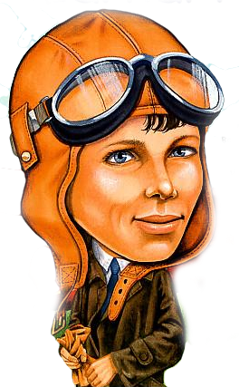 264x427 Amelia Earhart Drawing - Amelia Earhart Drawing