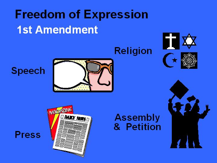 720x540 illustrated bill of rights - Amendment Drawing
