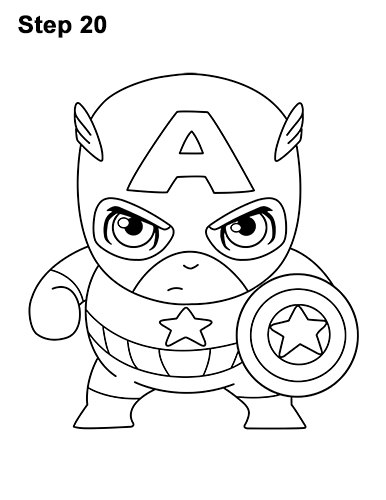 386x500 How To Draw Captain America - America Drawing