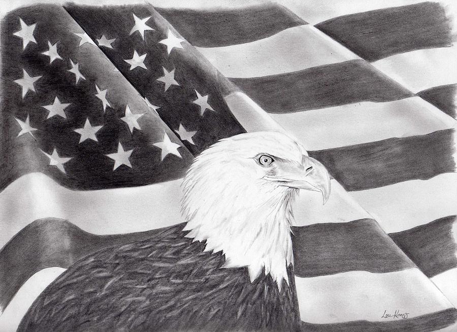 American Flag Drawing at Explore collection of