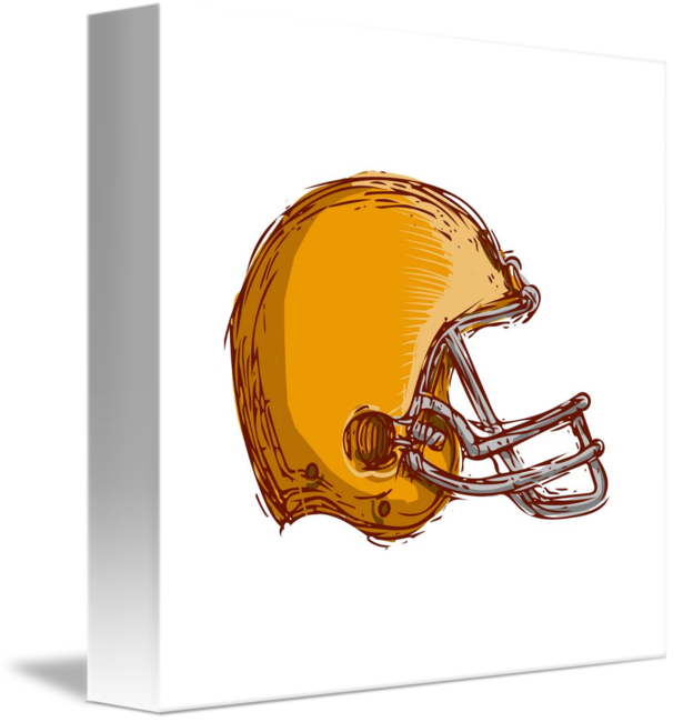606x650 American Football Helmet Drawing - American Football Drawing