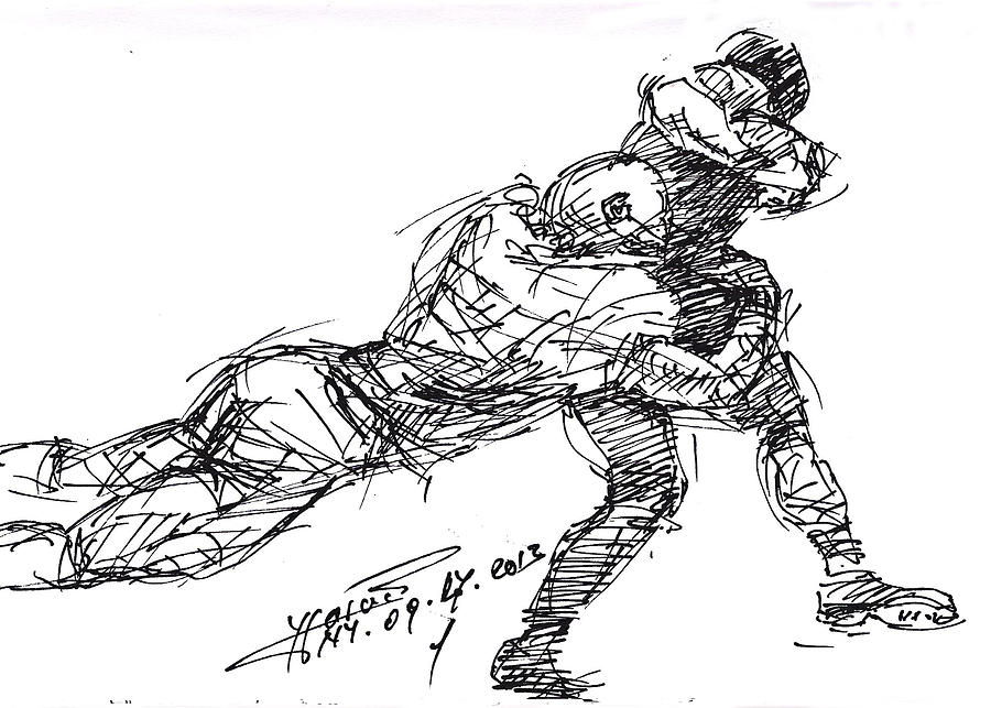 900x643 American Football Drawing - American Football Drawing