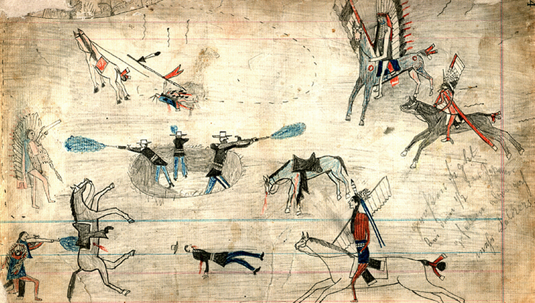780x442 ledger art - American Indian Drawings