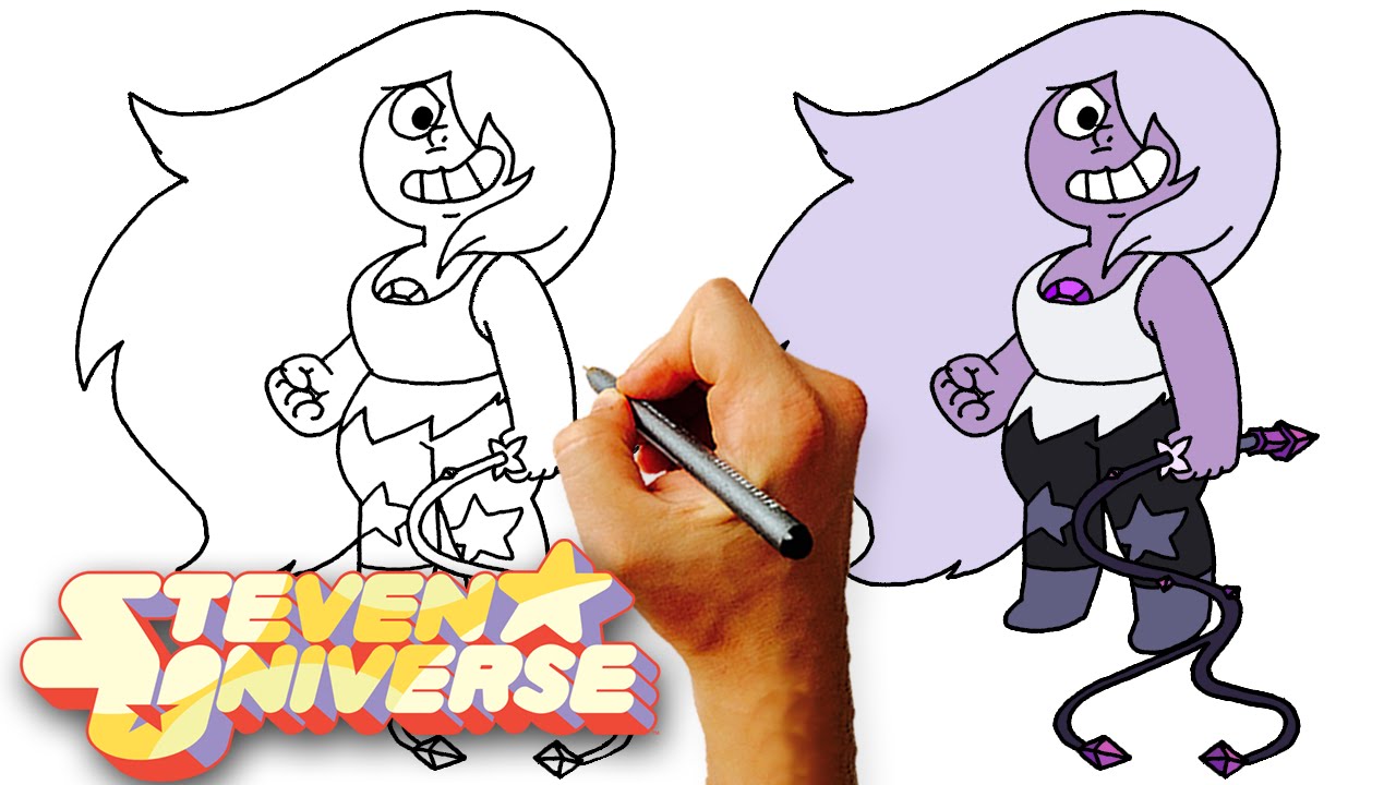 1280x720 How To Draw Amethyst - Amethyst Drawing