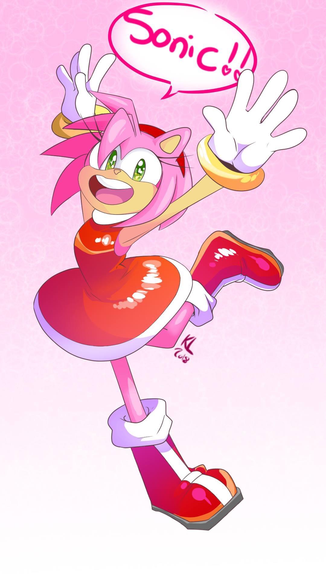 1080x1920 just finished this drawing of my favourite sonic character, amy - Amy Rose Drawing