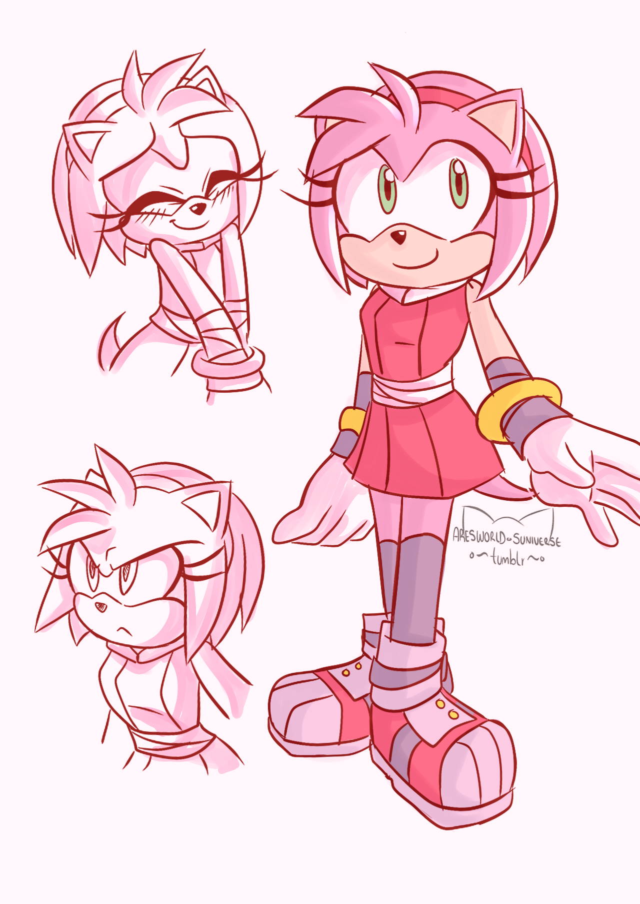 1280x1807  - Amy Rose Drawing