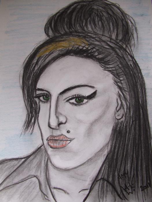 525x700 Amy Winehouse Drawing Image Drawing Skill - Amy Winehouse Drawing