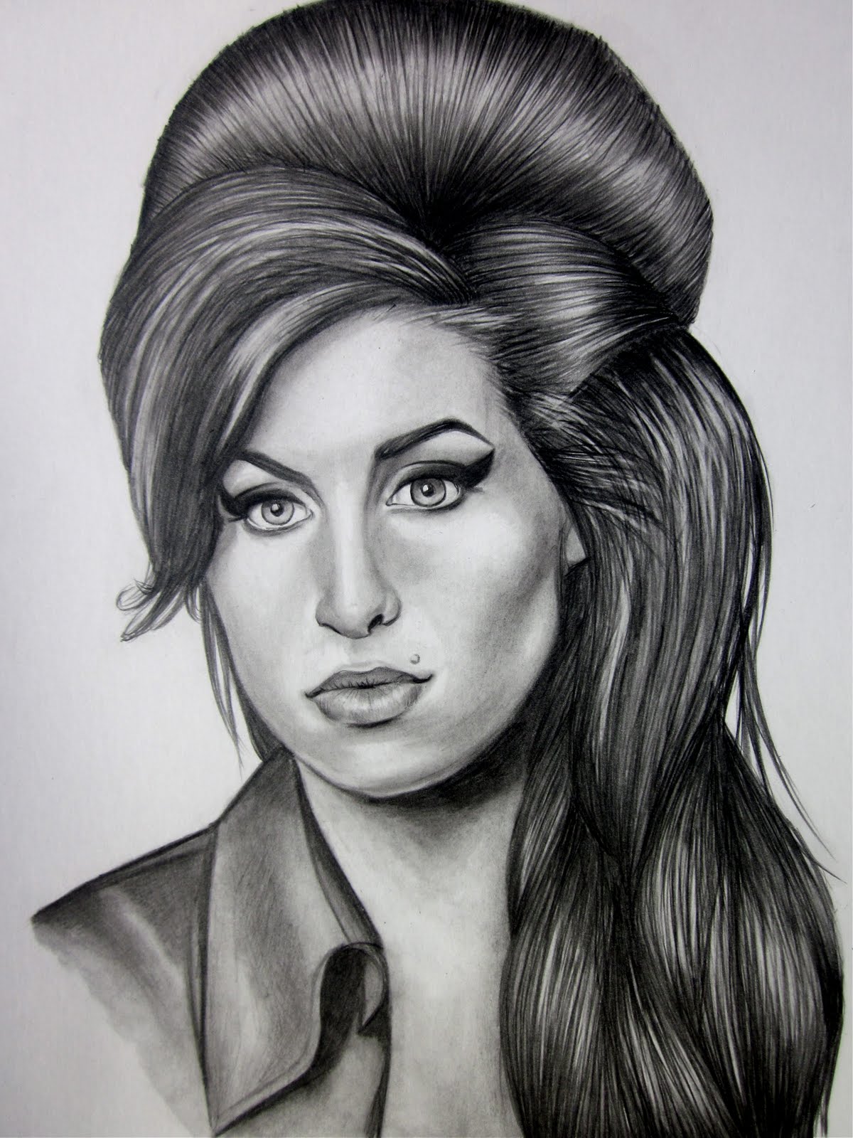 1200x1600 Pacific Pastime Amy Winehouse Tribute Art - Amy Winehouse Drawing