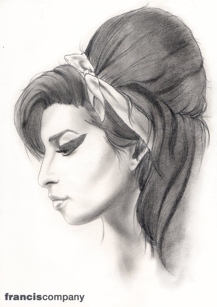 837x1181 Amy Winehouse - Amy Winehouse Drawing