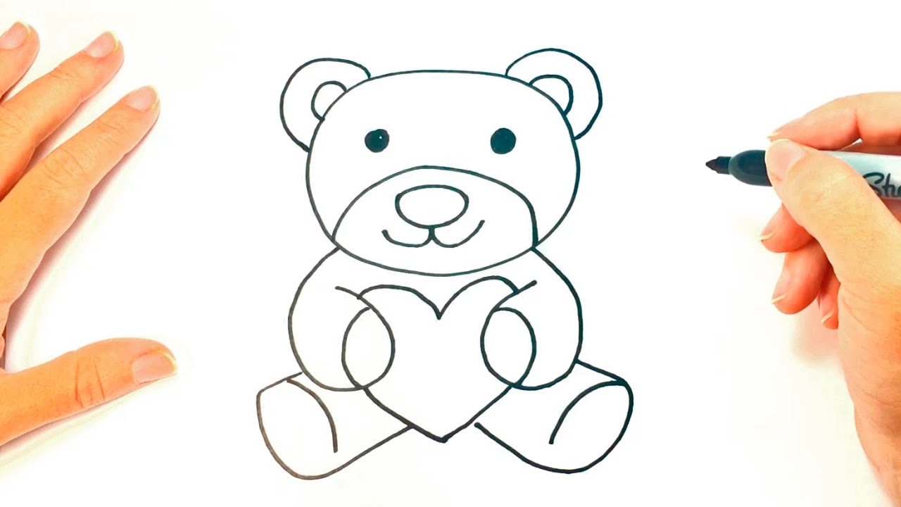1280x720 How To Draw A Teddy Bear Teddy Bear Easy Draw Tutorial - An Easy Drawing