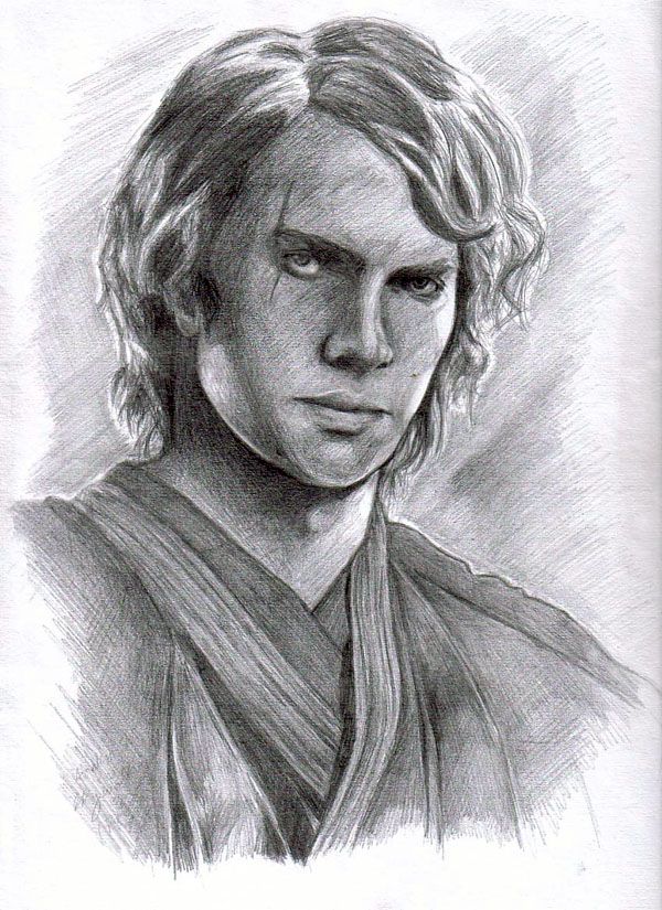 600x825 Anakin Skywalker - Anakin Skywalker Drawing