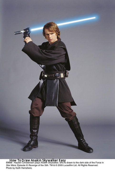 483x720 How To Draw Anakin Skywalker Easy Best Anakin Reference Images - Anakin Skywalker Drawing