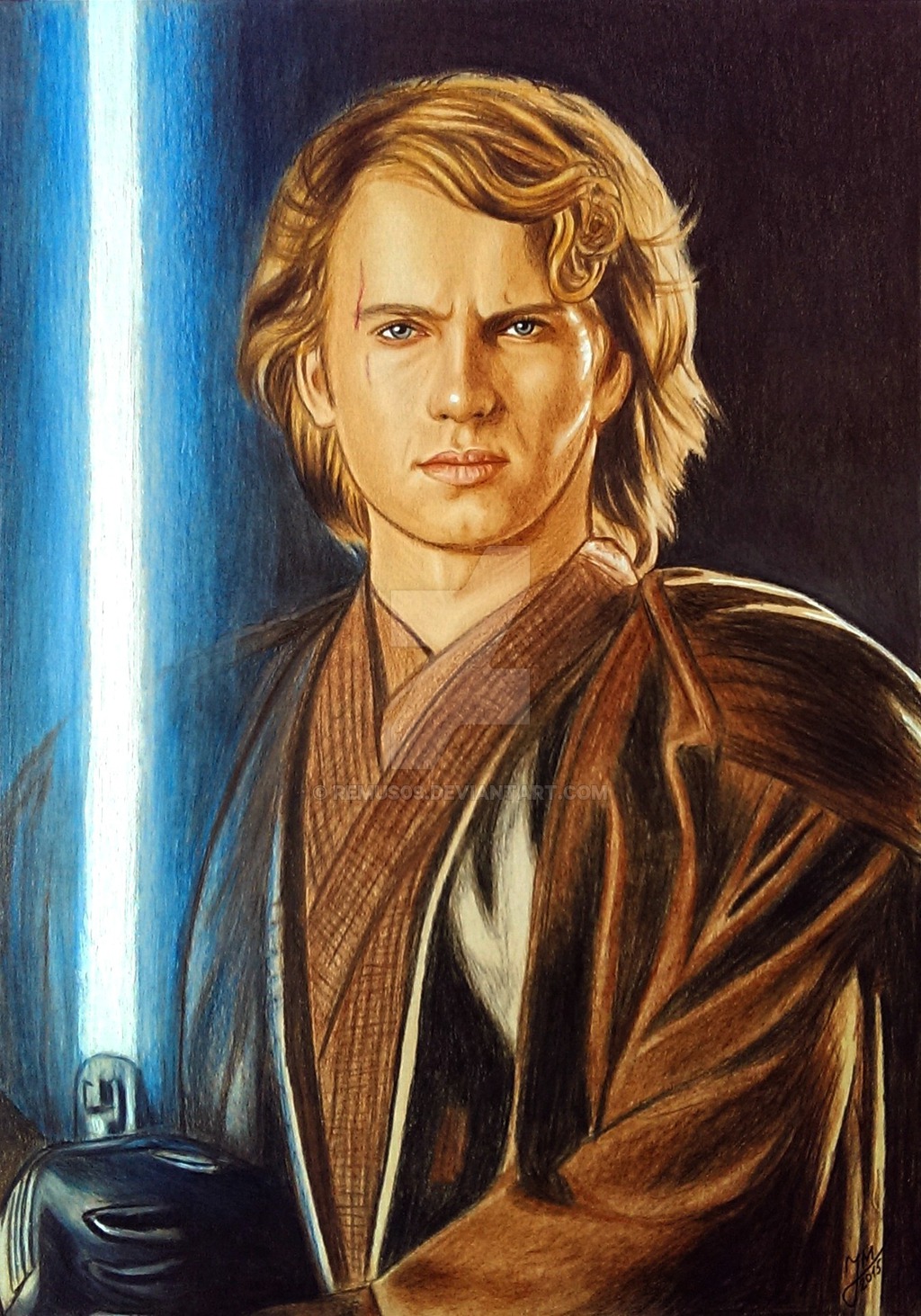 Anakin Skywalker Drawing at PaintingValley.com | Explore collection of ...