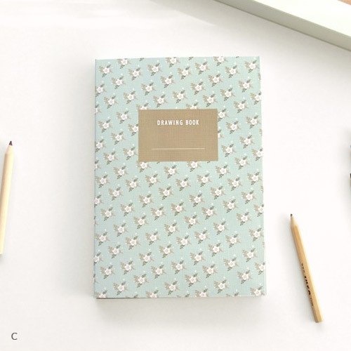 500x500 Iconic Analog Pattern Drawing Notebook - Analog Drawing