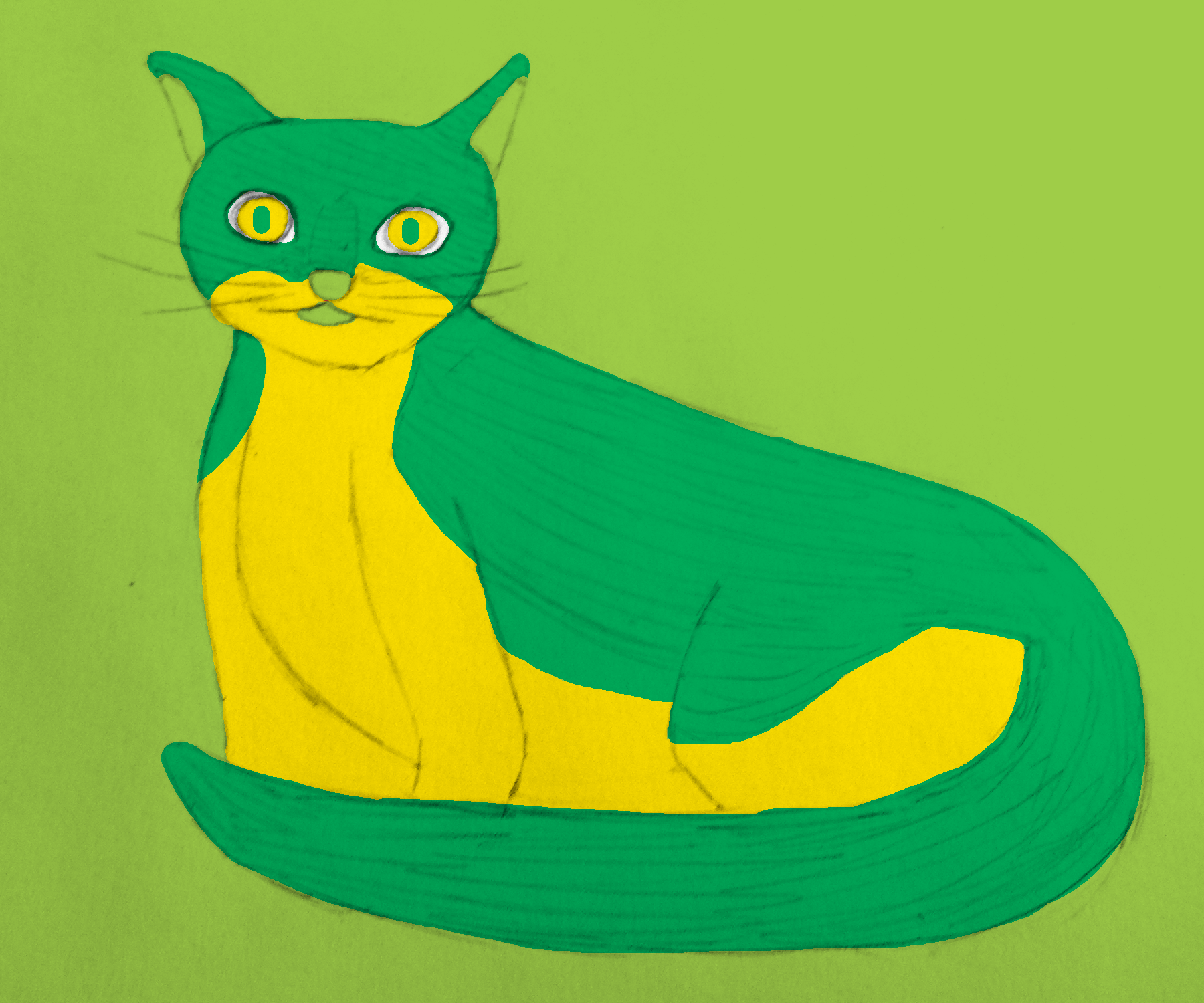 1800x1500 color drawing of pet arts blog - Analogous Drawing