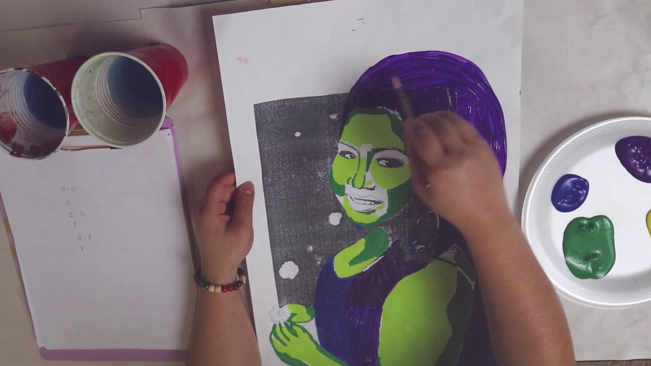 1280x720 draw paint ll analogous painting - Analogous Drawing