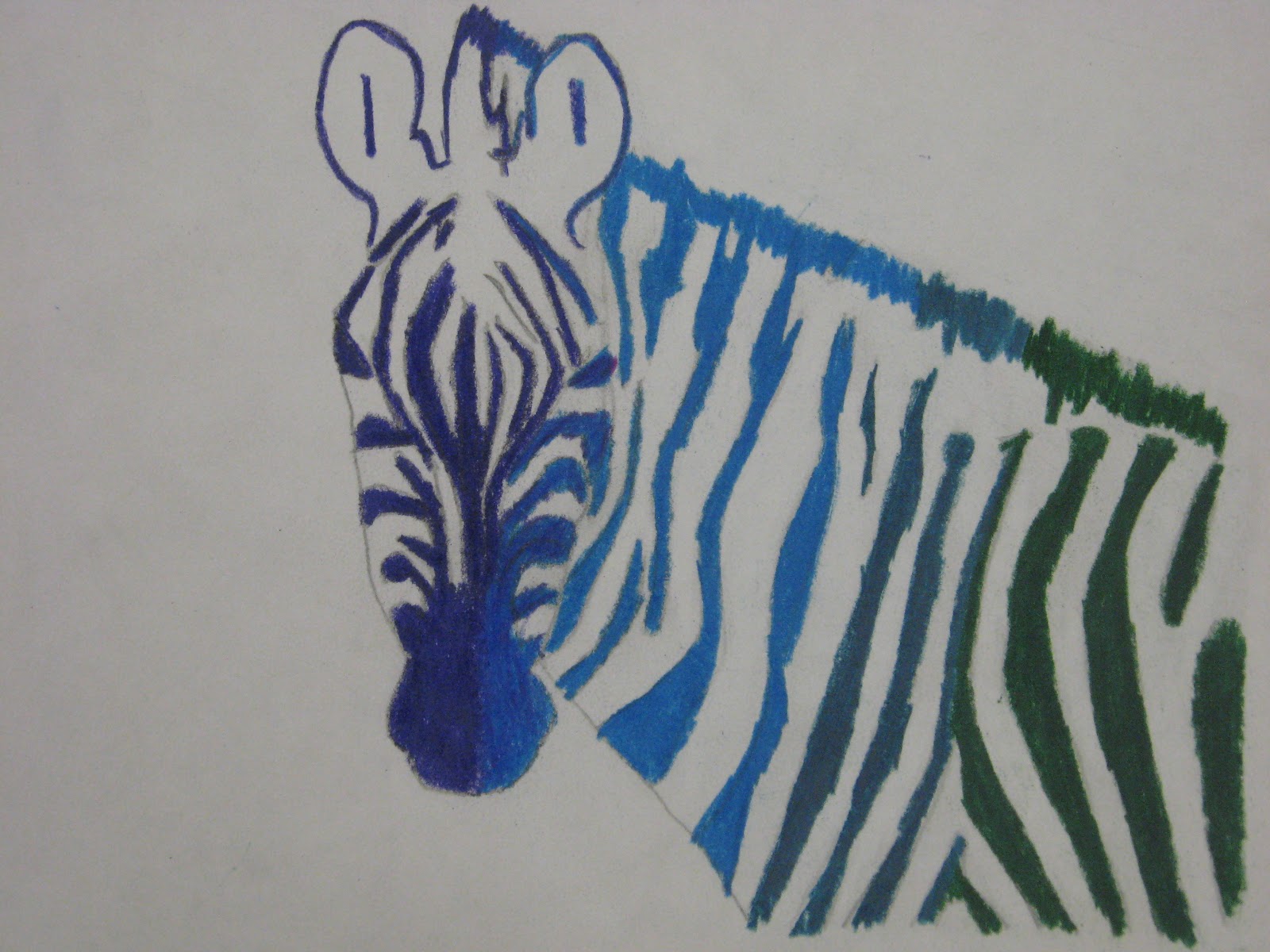 1600x1200 miss young's art room grade analogous color zebras - Analogous Drawing