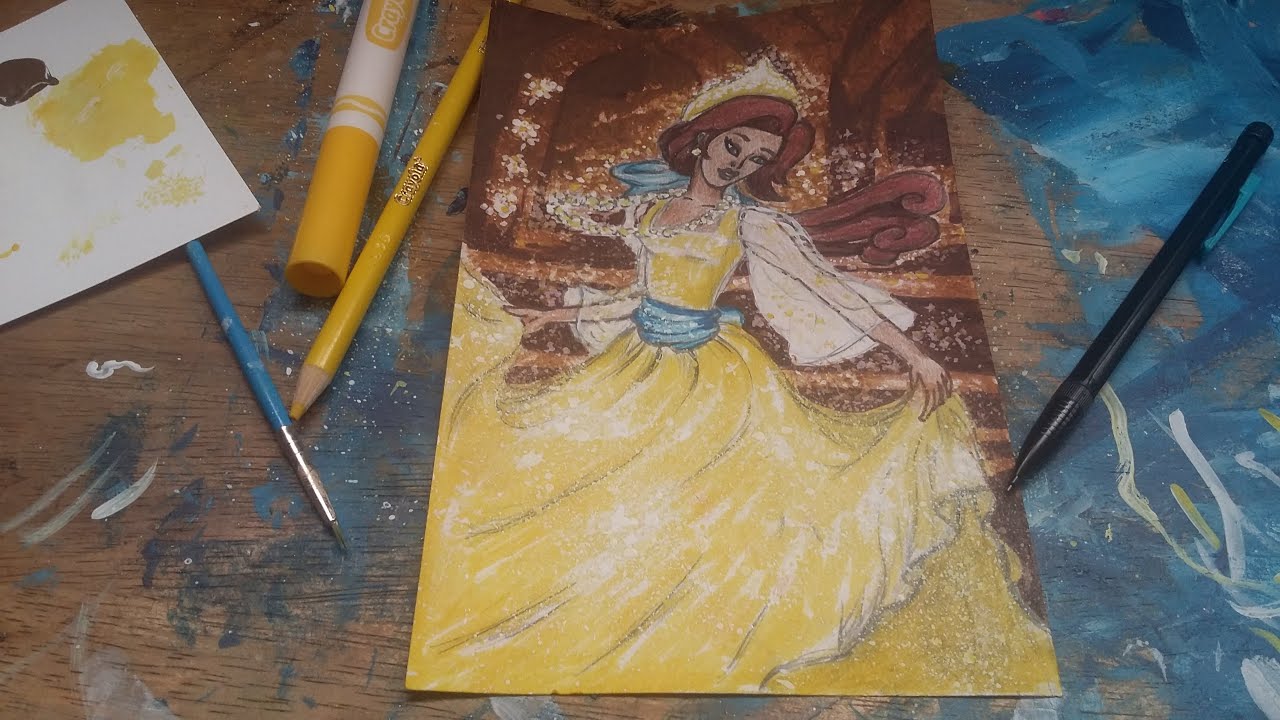 1280x720 drawing anastasia once upon a december mix media - Anastasia Drawing