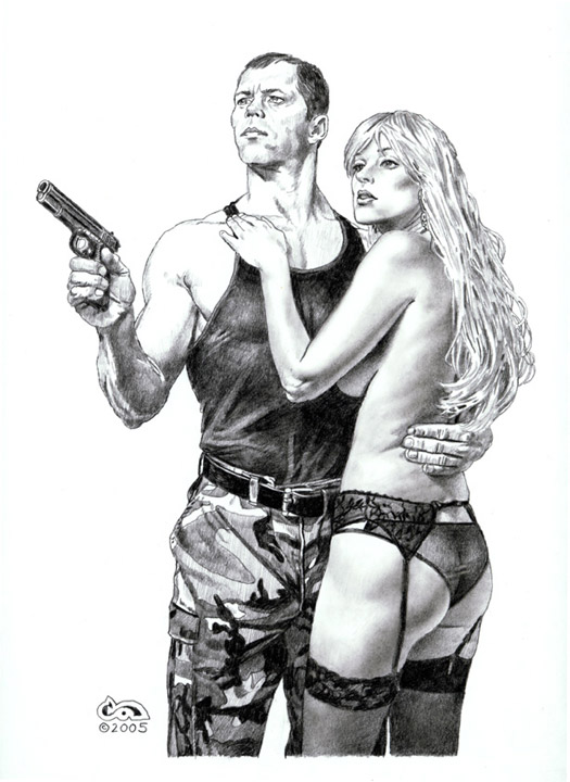 525x720 mike anastasia drawing clyde caldwell online - Anastasia Drawing